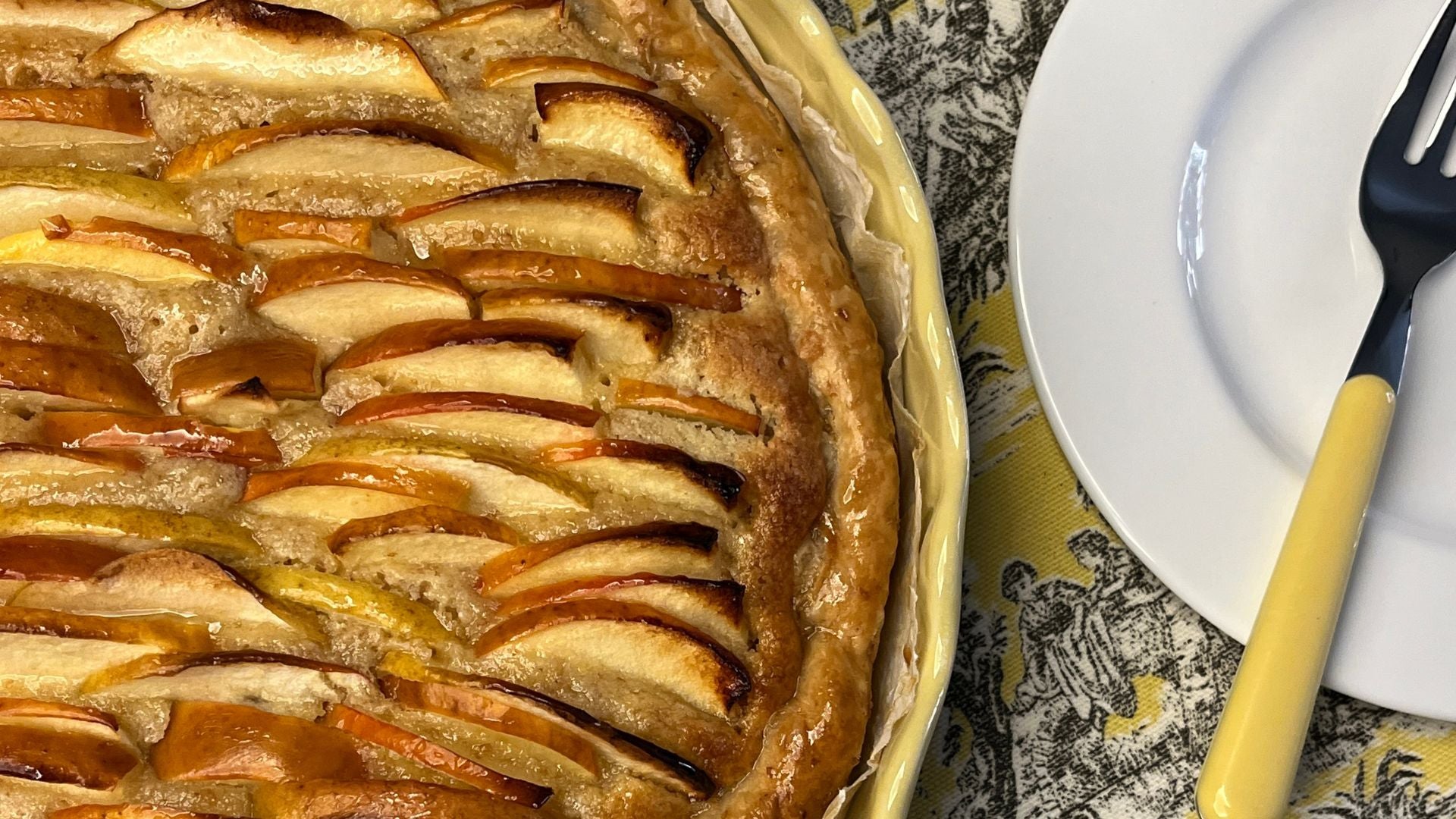 Lekker voor de herfst: appeltaart met frangipane