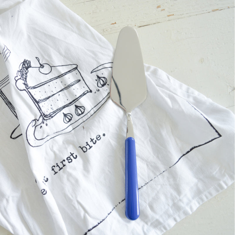 Brio blauw, taartschep | 24 cm