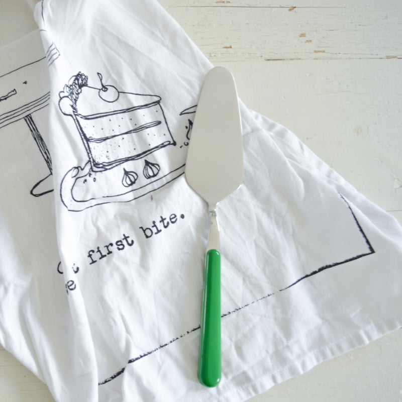 Brio groen, taartschep | 24 cm