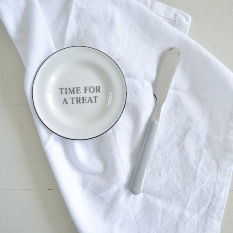 Brio lichtgrijs, botermesje | 16 cm