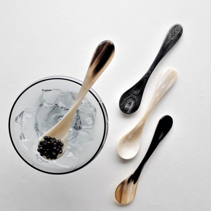 Hornvarefabrikken caviar spoon made of horn