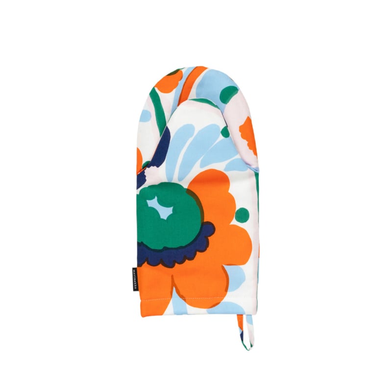Marimekko Oven Mitt Karuselli (green, orange, pink blue)