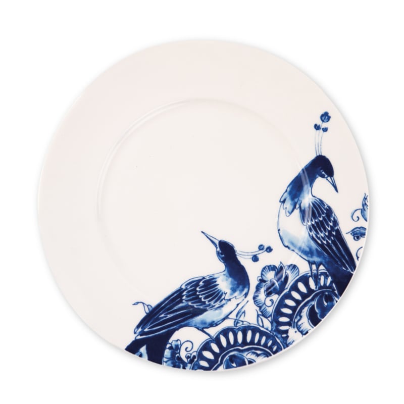 Royal Delft Peacock Symphony Ontbijtbord (dessertbord of saladebord) 23,5 cm