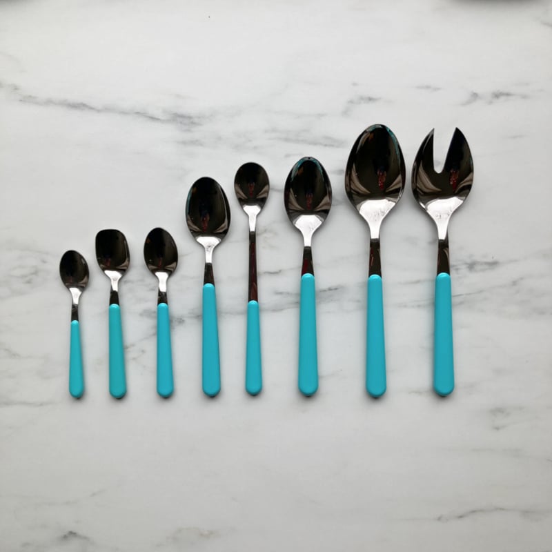 Brio turquoise, opscheplepel | 22 cm