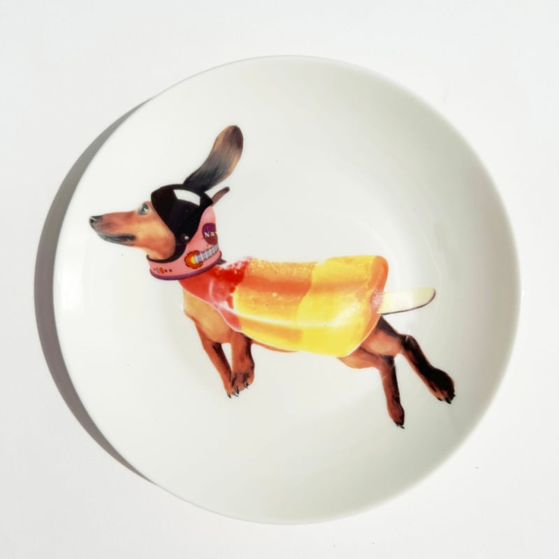 Bordy's Sweet Wieners Kuchenteller, 6er Set süße Dackel Ø 18 cm