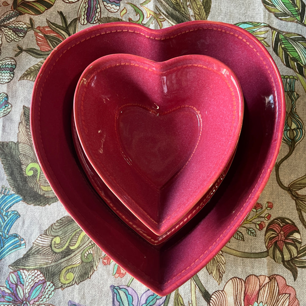 Gresnovo hartvormig schaaltje zachtrood (rouge cendré)