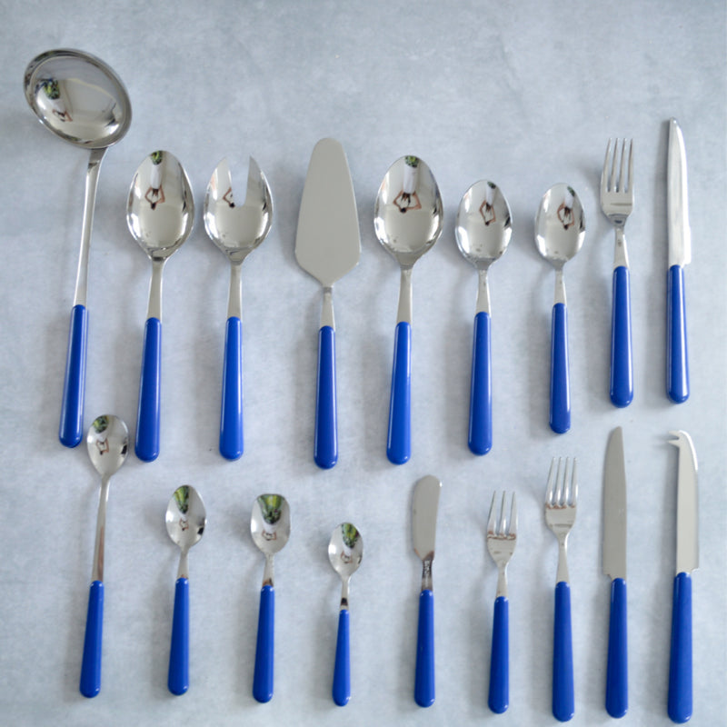 Brio blauw, mokkalepeltje | 12,5 cm