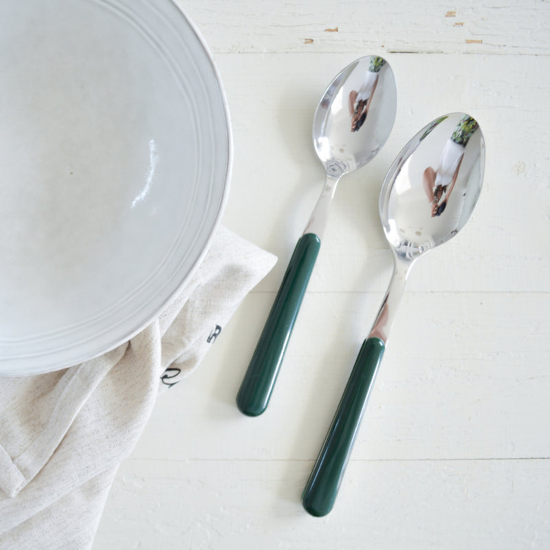 Brio donkergroen, opscheplepel | 22 cm