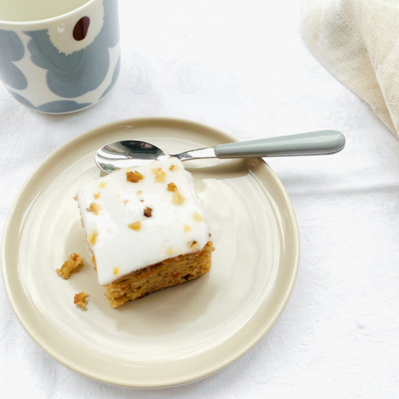 Brio lichtgrijs, mokkalepeltje | 12,5 cm