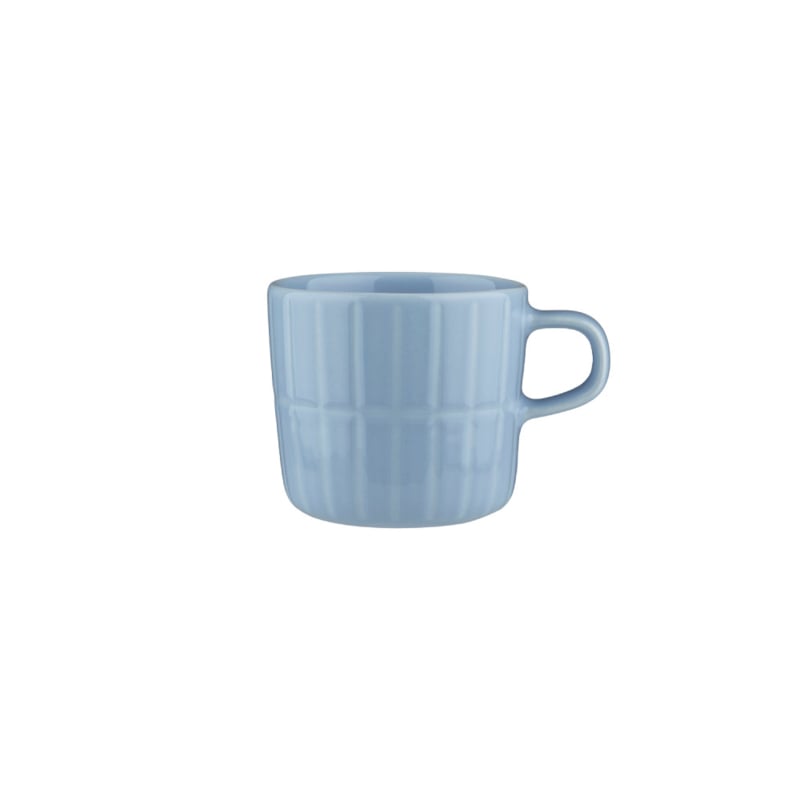 Marimekko Oiva Tiiliskivi light blue coffee cup with handle 2 dl