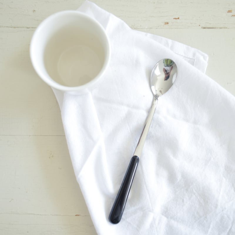 Brio zwart, lattelepel | 19,5 cm