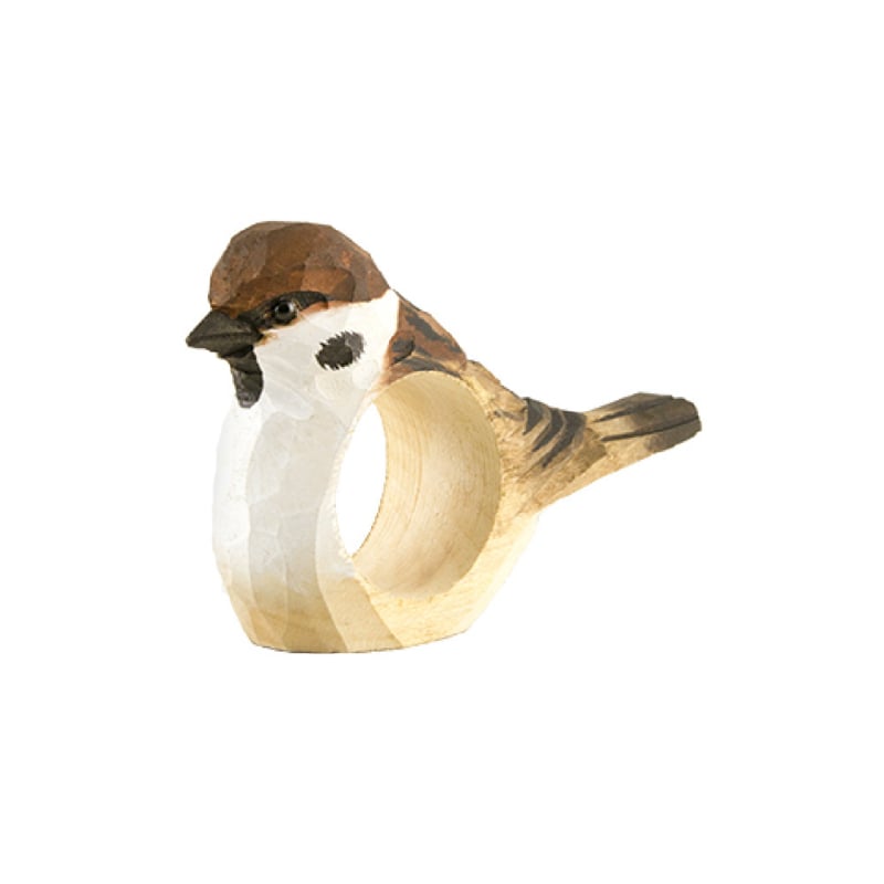 spatz campingtisch Holzserviette Spatz