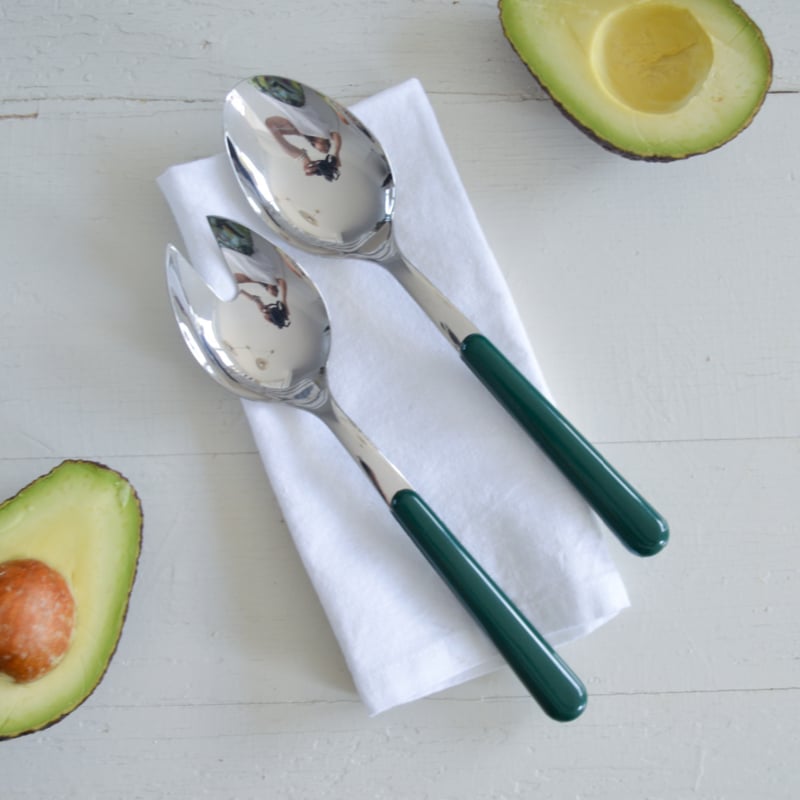 Brio donkergroen, slacouvert 2-delig | 22 cm