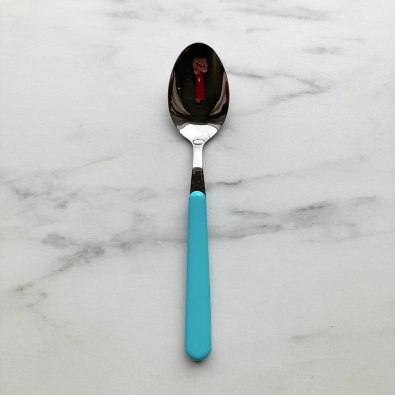 Brio turquoise, ontbijtlepel | 18 cm