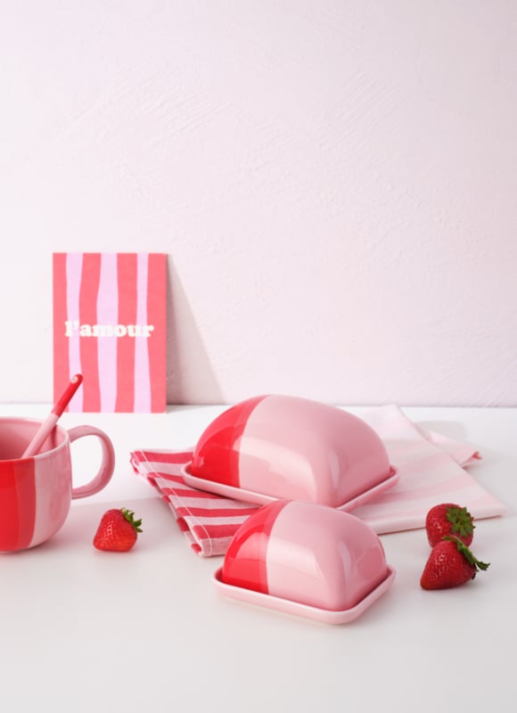 ASA Joy botervloot rood met roze groot