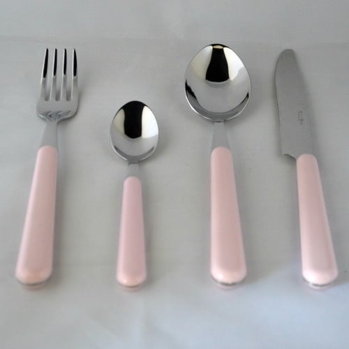 Brio lichtroze, 24-delige bestekset (kleurcode 64)