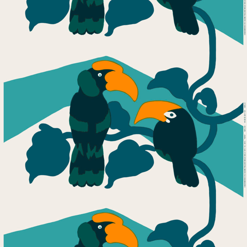 Coupon Marimekko Pepe afneembaar katoenen tafelkleed met acryl coating | 140 x 260