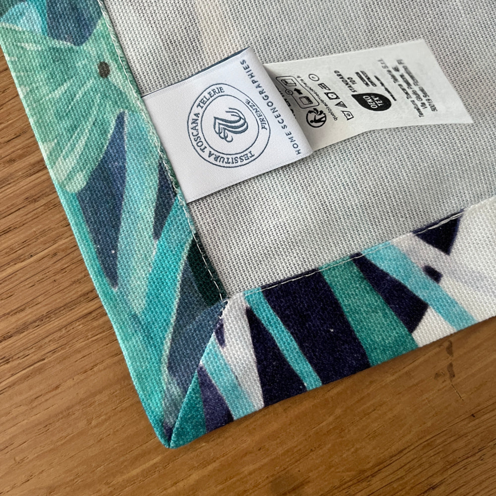 Groot linnen tafelkleed op maat Limoncello, kies je formaat vanaf 4 meter