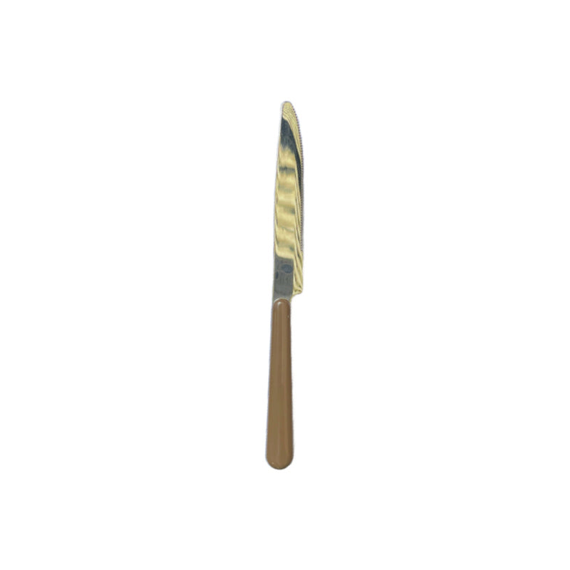 Brio hazelnut dinner knife | 22 cm | Kleuroptafel