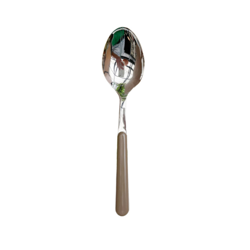 Brio hazelnut serving spoon | 22 cm | Kleuroptafel