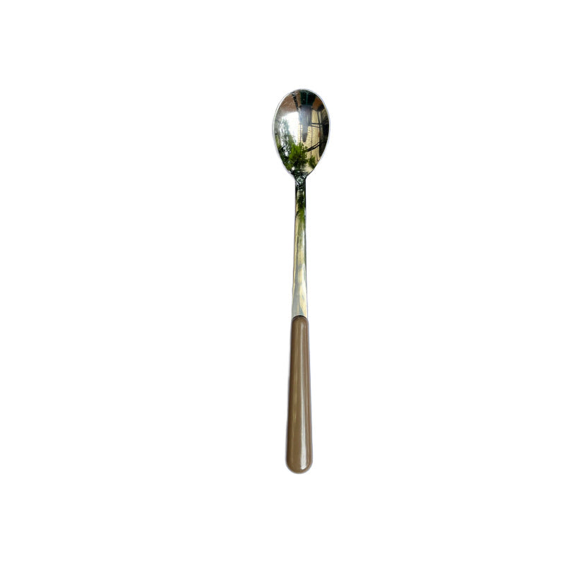 Brio hazelnoot, lattelepel of sorbetlepel | 19,5 cm | Kleuroptafel