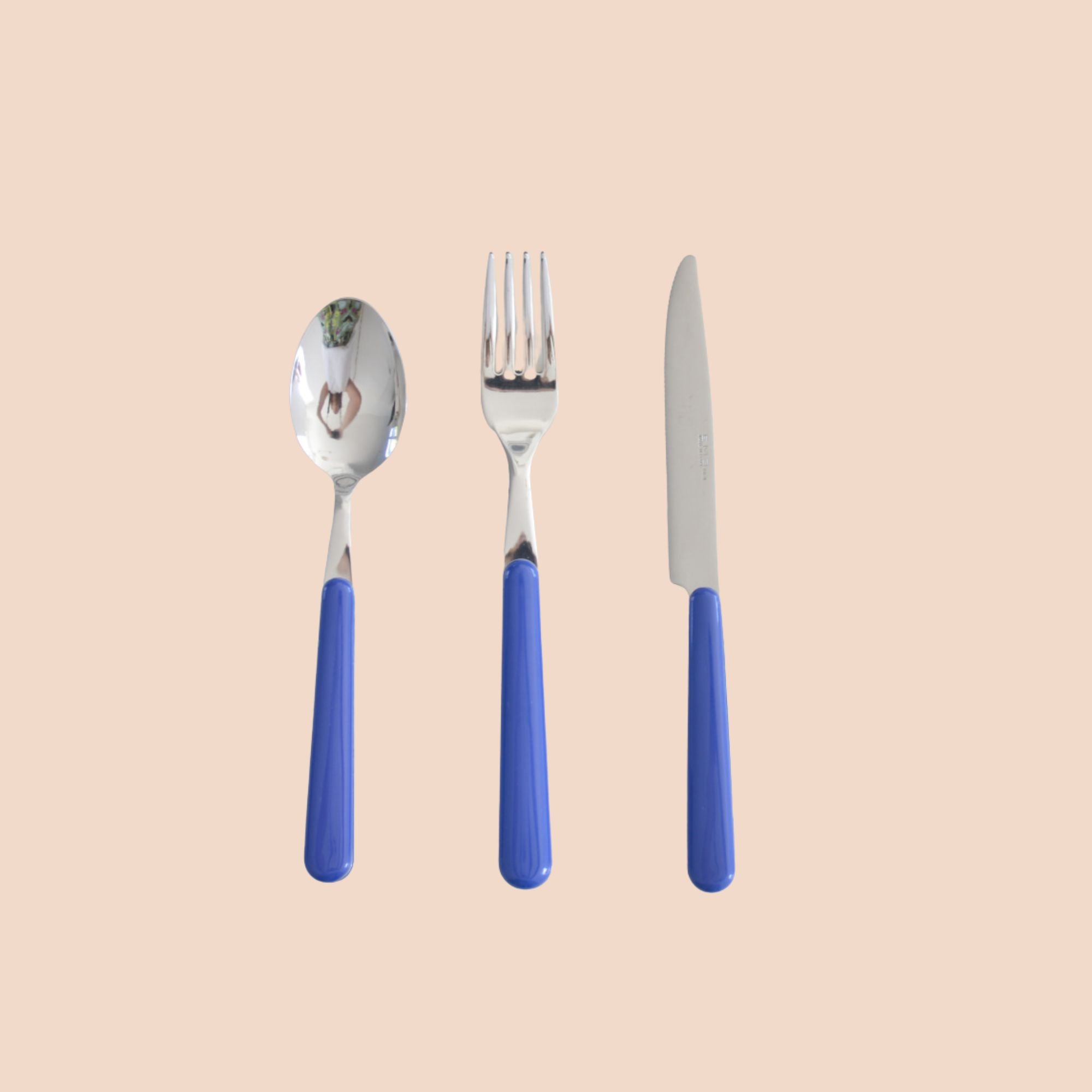 Brio blue breakfast cutlery set 18-piece (color code 55)