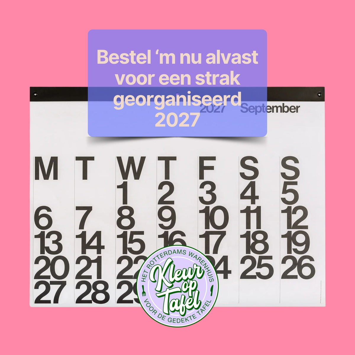 Stendig Kalender 2027