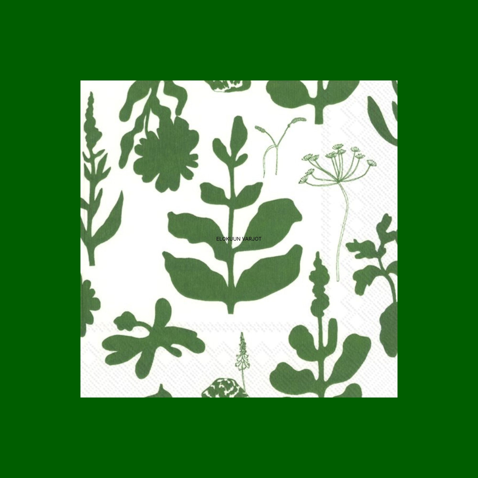 Marimekko x Ihr Elokuun Varjot papieren servetten 33 x 33 cm pakje 20 stuks