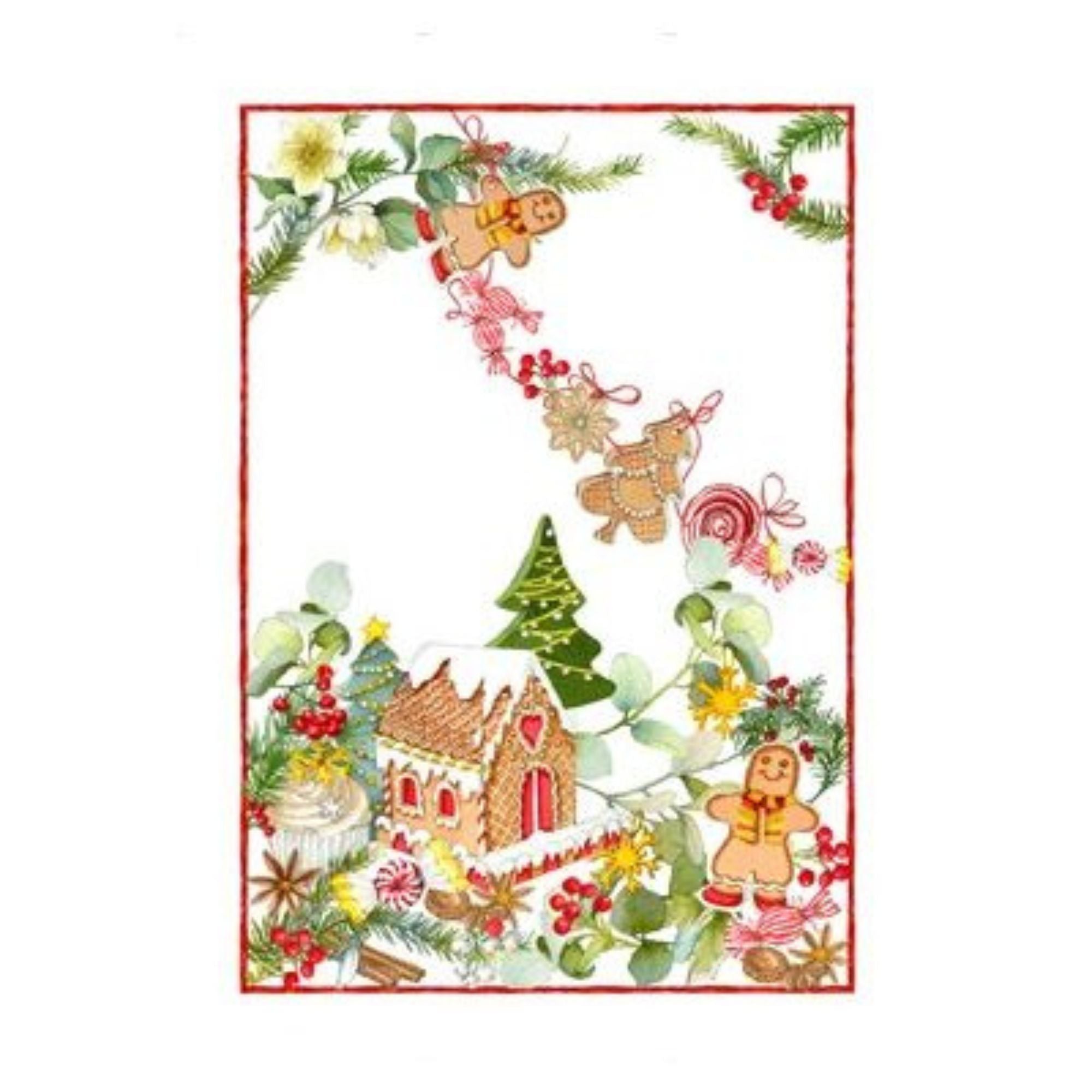 Linnen theedoek Marzapepe Tessitura Toscana Telerie | 50 x 70 cm