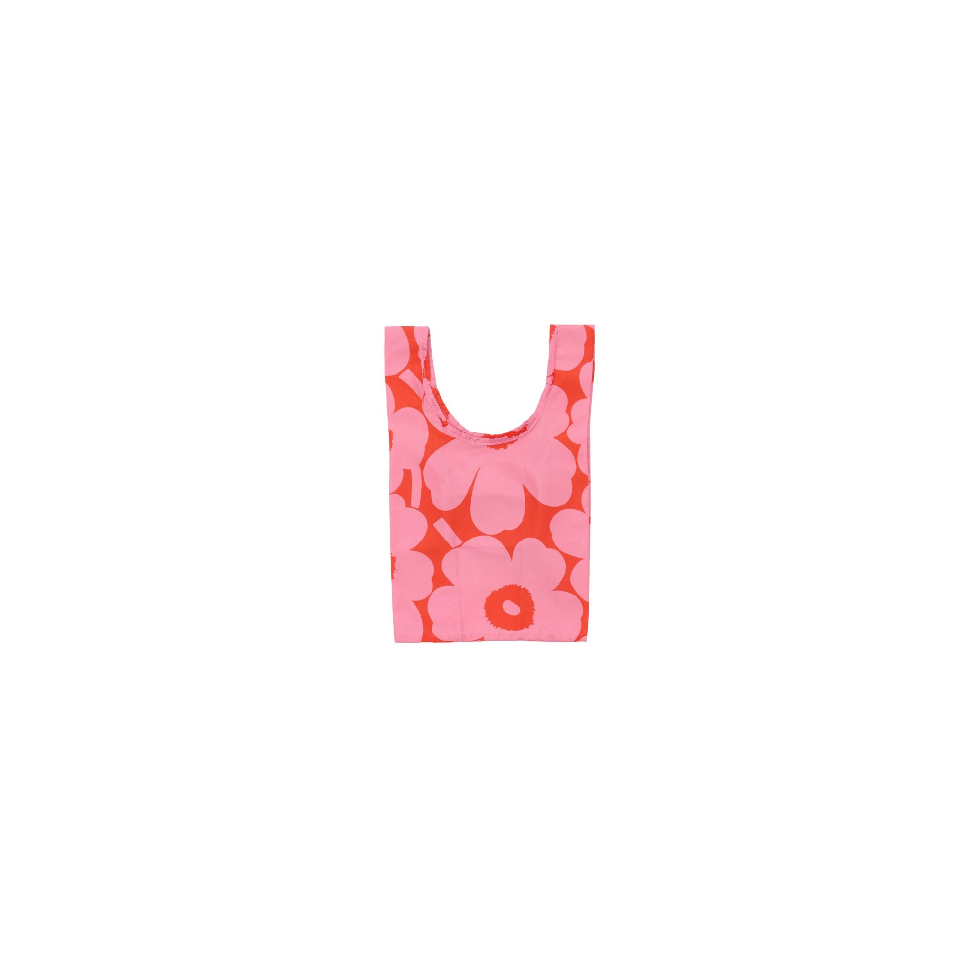 Marimekko Mini Smartbag Unikko Rosa mit Koralle | 26 x 23 cm