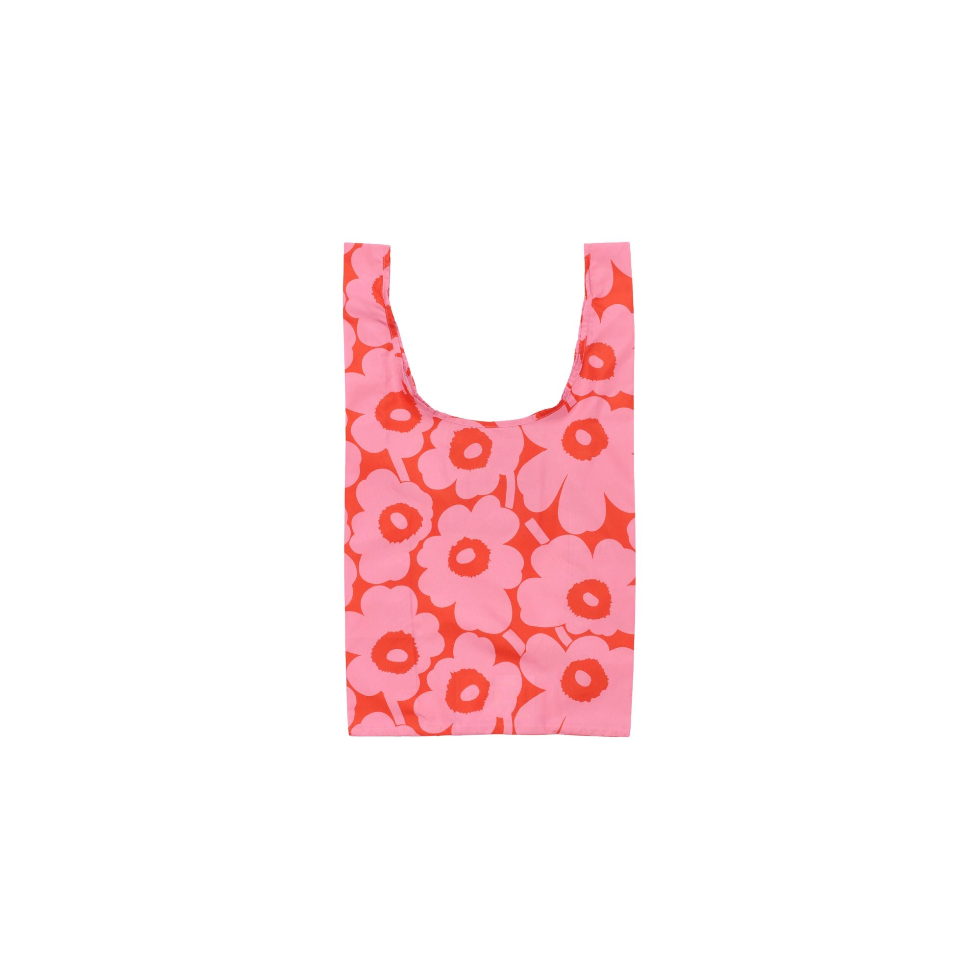 Marimekko smartbag Unikko roze met koraal | 40 x 35 cm