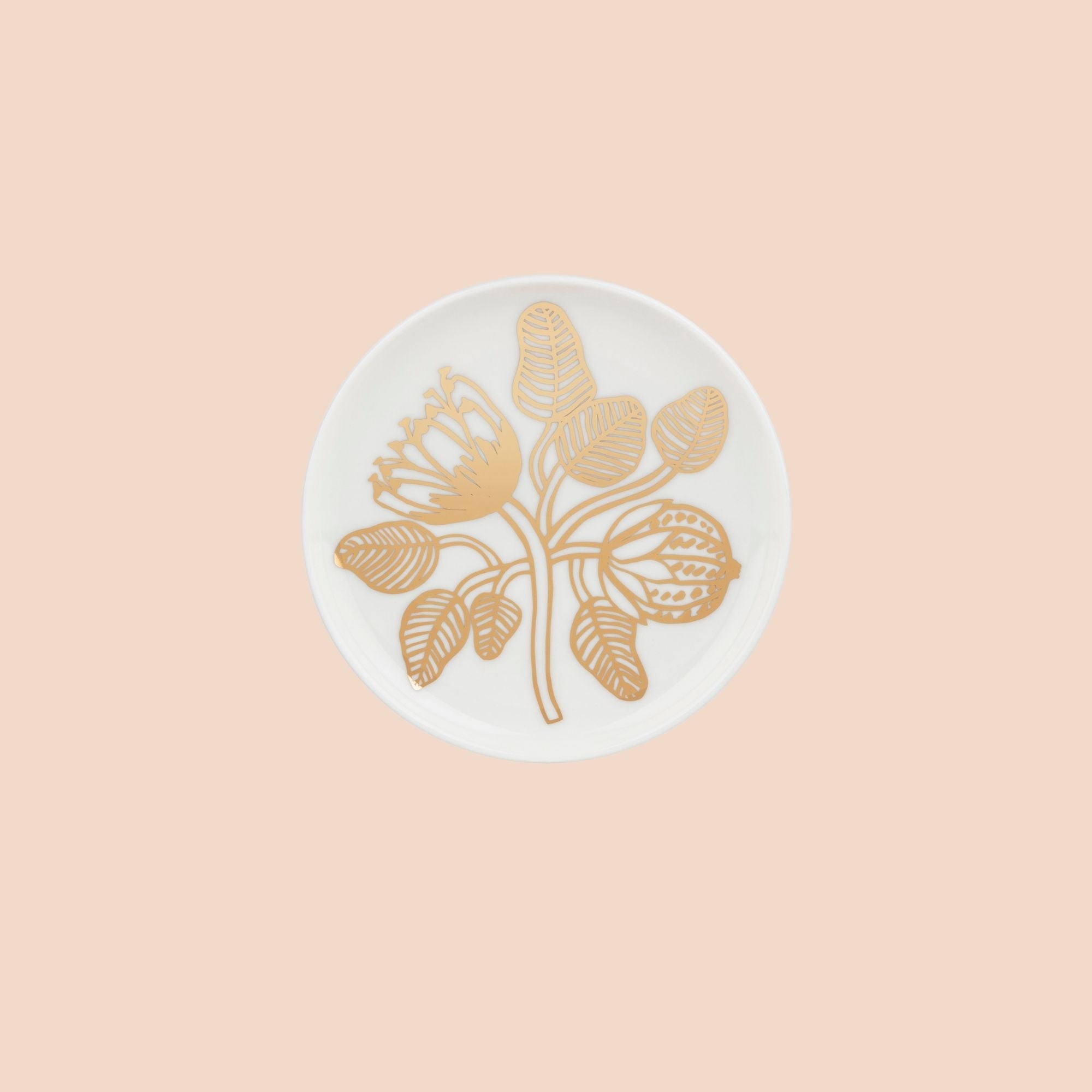 Marimekko Kuchenteller Oiva Tiara gold | Ø 13,5 cm