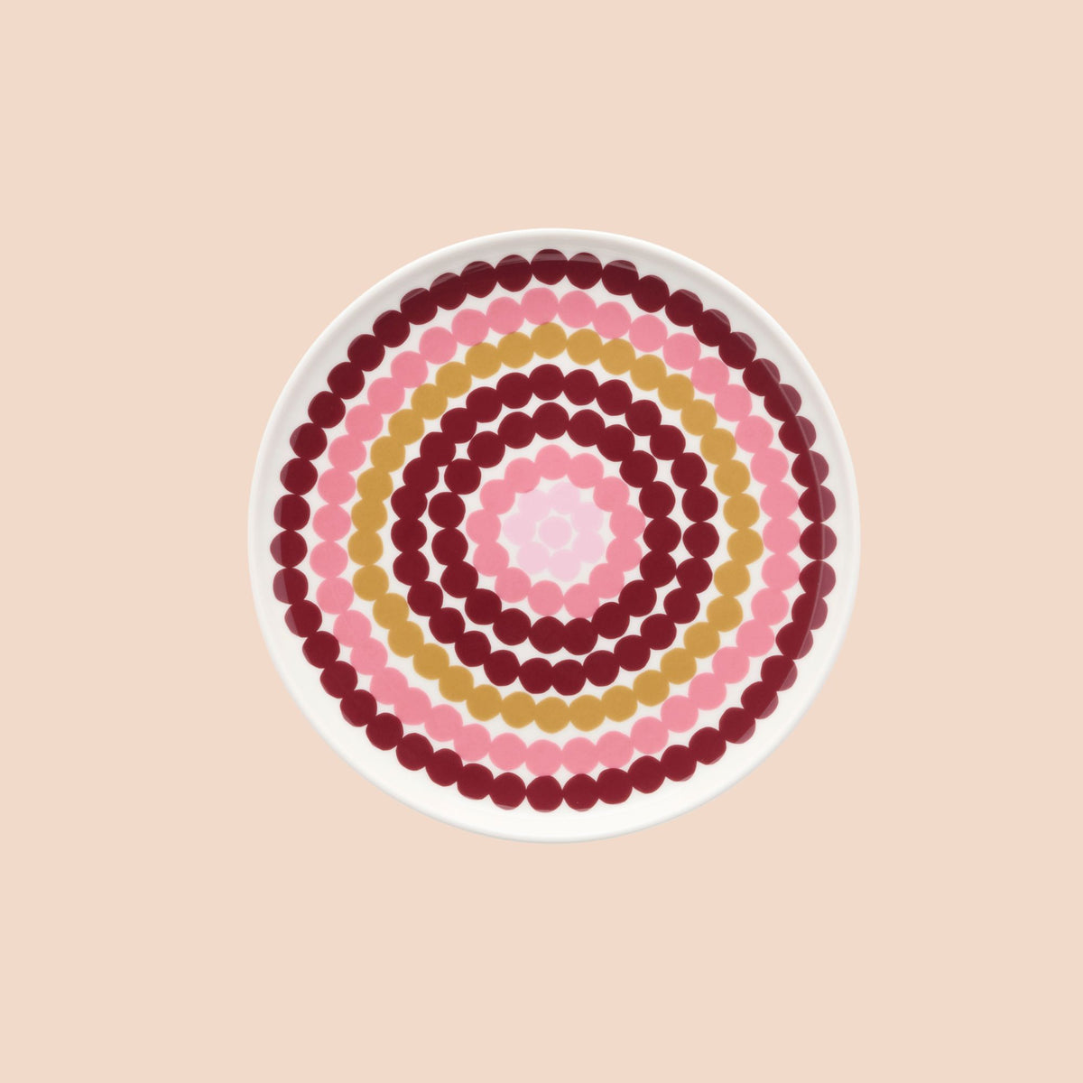 Marimekko ontbijtbord Siirtolapuutarha blauw of roze | Ø 20 cm