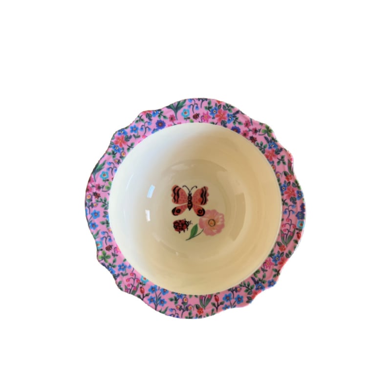 Rice * Nathalie Lété melamine schaaltje vlinder en lieveheersbeestje | 14 cm