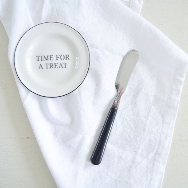 Brio zwart, botermesje | 16 cm