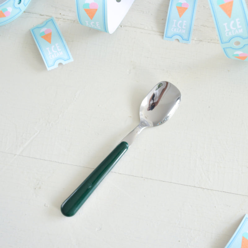 Brio donkergroen, ijslepeltje | 14 cm