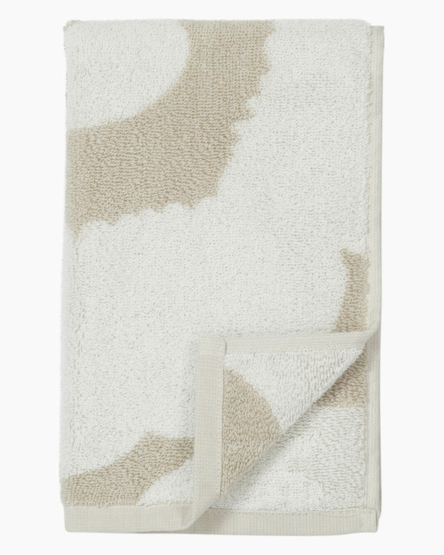 Marimekko (kitchen) towel beige white Unikko 50 x 70 cm