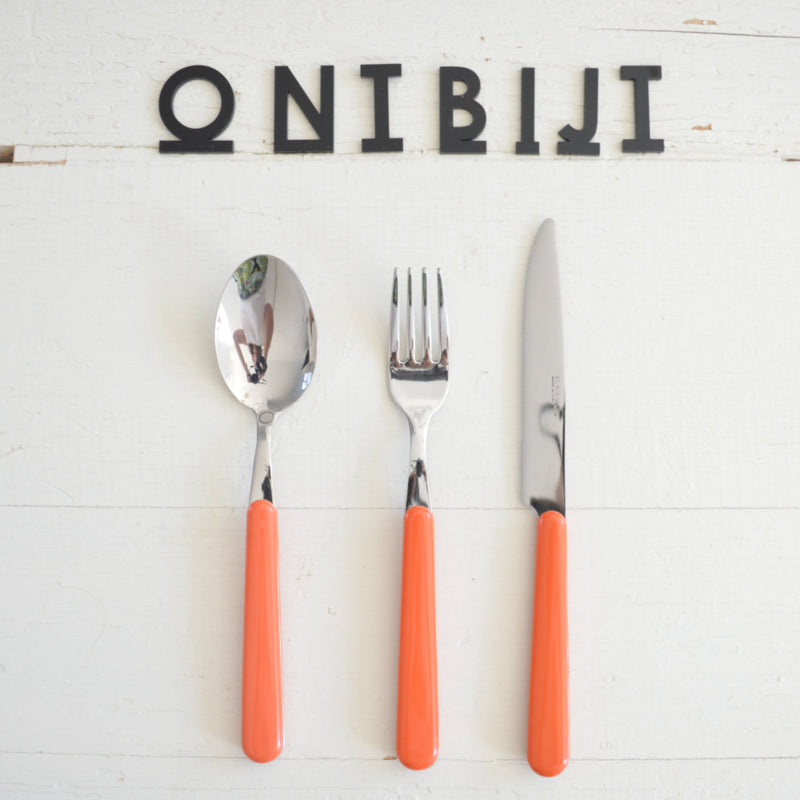 Brio koraal, ontbijtmes | 20 cm