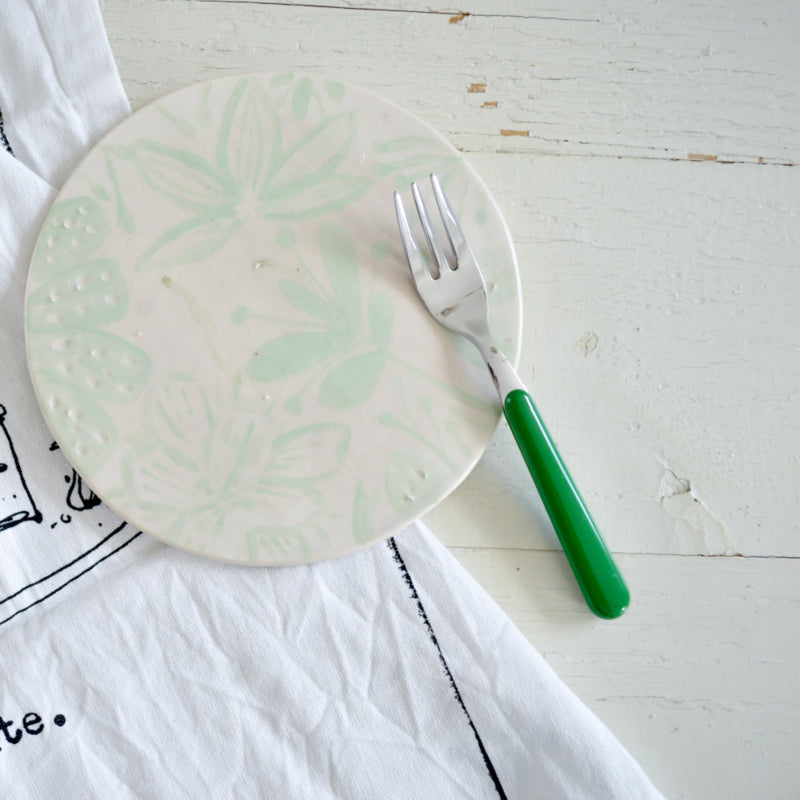 Brio groen, taartvorkje | 15 cm