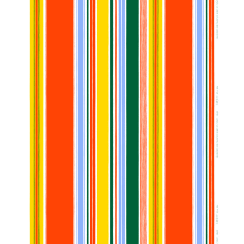 Marimekko Paraati summer striped cotton fabric 1 m 50 wide per unit of 50 cm