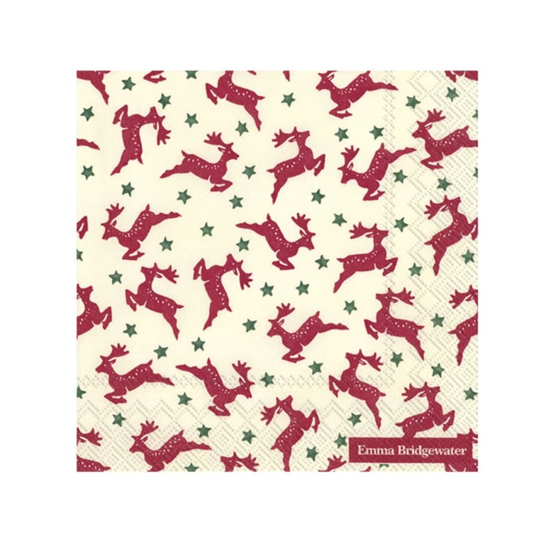 Ihr Emma Bridgewater papieren lunchservetten Reindeer | 33 x 33 cm, 20 stuks