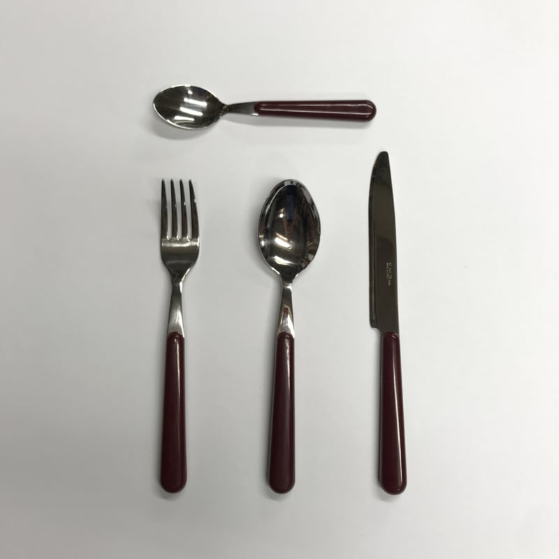 Brio bordeaux, 24-delige bestekset (kleurcode 10)