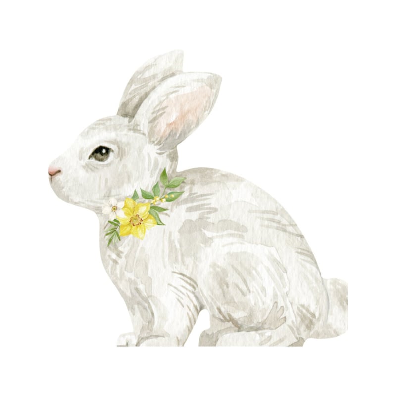 Ihr Bunny Osterservietten, ausgestanzter Hase 20 Stück