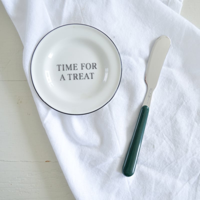 Brio donkergroen, botermesje | 16 cm