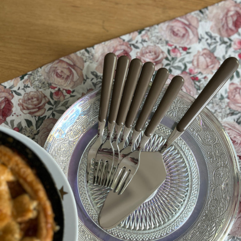 Brio hazelnoot, taartvorkje | 15 cm | Kleuroptafel