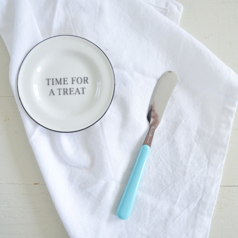 Brio turquoise, botermesje | 16 cm