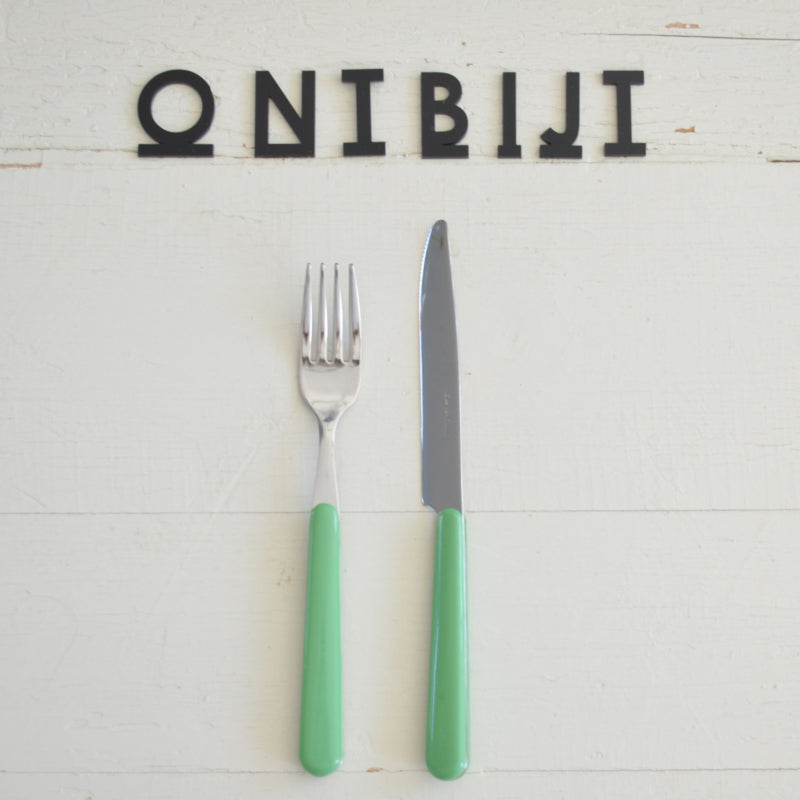 Brio lichtgroen, ontbijtmes | 20 cm