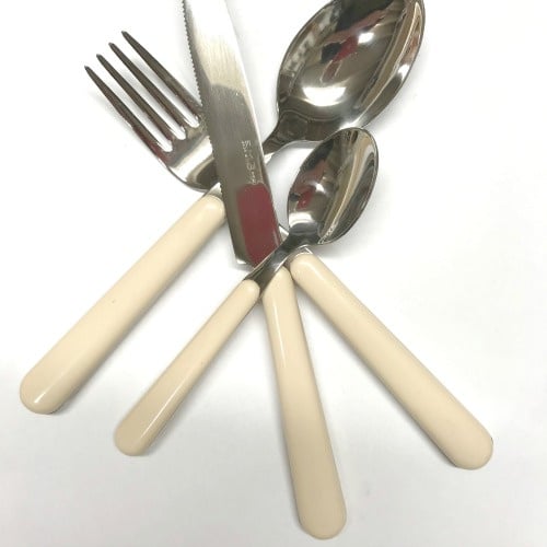 Brio ivoor, 24-delige bestekset (kleurcode 18)