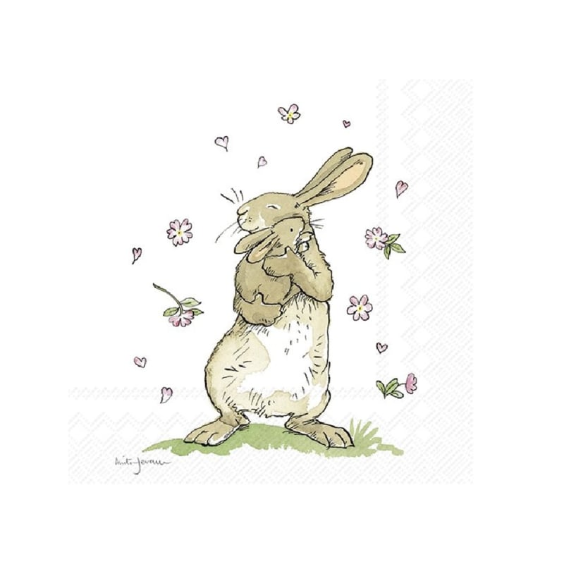 Ihr "Weißt du eigentlich, wie lieb ich dich hab" Servietten 33 x 33 cm, 20 Stück