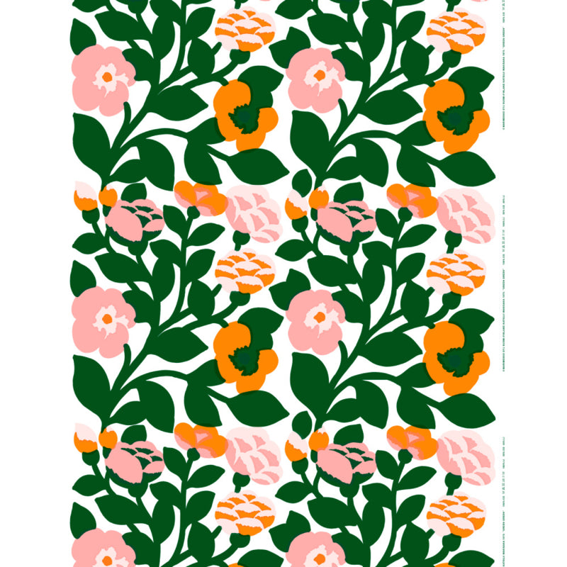 Marimekko Green Green afneembaar tafelkleed met acrylcoating per 50 cm